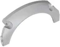 Bluish Gray Technic, Panel Car Mudguard Arched #43 11 x 2 x 5 Rounded Top