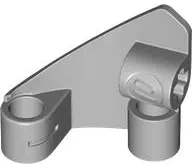 Bluish Gray Technic, Panel Curved #10 3 x 3 Tapered Right
