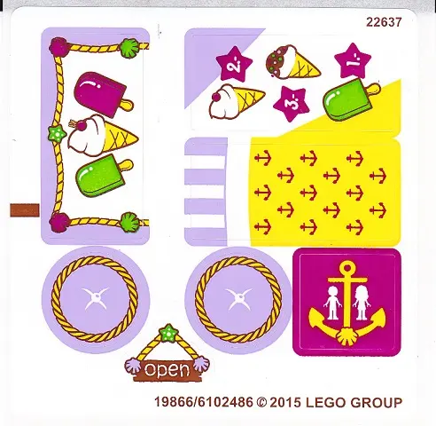 Sticker Sheet for Set 41094 - International Version - (19866/6102486)