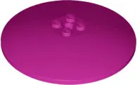 Magenta Dish 8 x 8 Inverted (Radar) - Solid Studs