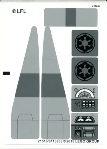 Sticker Sheet for Set 75106 - International Version - (21516/6116833)