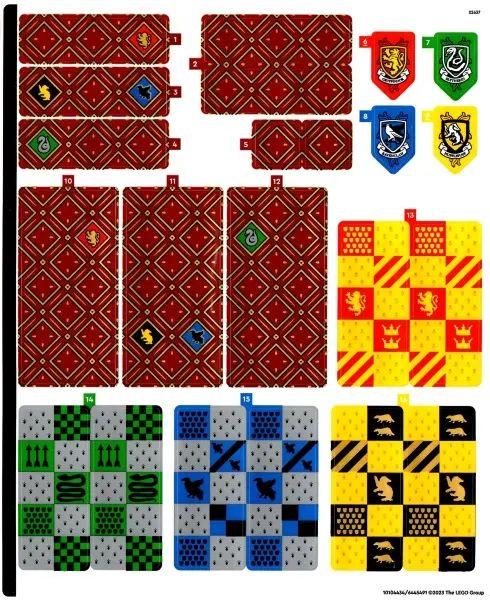 Sticker Sheet for Set 76416 - (10104434/6445491)