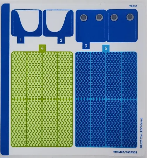 Sticker Sheet for Set 43008 - (10114187/6552305)