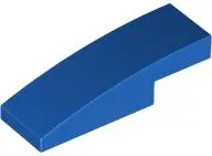Blue Slope, Curved 3 x 1 x 2/3