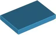 Dark Azure Tile 2 x 3