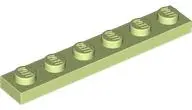 Yellowish Green Plate 1 x 6