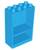 Dark Azure Duplo, Furniture Cabinet 2 x 4 x 5