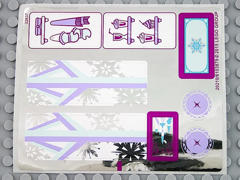 Sticker Sheet for Set 41062, Mirrored - (20210/6103879)
