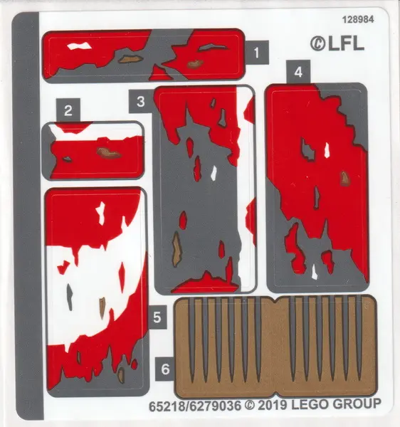 Sticker Sheet for Set 75250 - (65218/6279036)