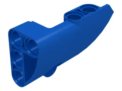 Blue Technic, Panel Fairing # 2 Small Smooth Short, Side B