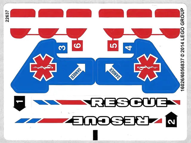 Sticker Sheet for Set 42020 - (16026/6056837)