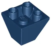 Dark Blue Slope, Inverted 45 2 x 2 Double Convex