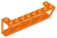 Orange Window 2 x 8 x 2 Boat