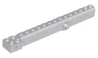 Light Bluish Gray Crane Arm Outside, Wide with Pin Hole at Mid-Point