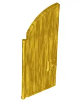 Pearl Gold Door 1 x 4 x 7 2/3 Curved Top