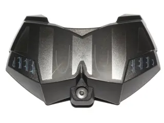 Pearl Dark Gray Large Figure Chest Armor Small with SW Darth Vader Pattern