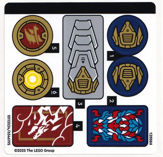Sheet for Set 71843 - (10113524/6546195)