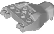 Bluish Gray Dragon Head (Ninjago) Jaw with 2 Bar Handles on Back