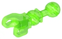 Trans-Bright Green Hero Factory Arm / Leg with Ball Joint on Axle and Ball Socket