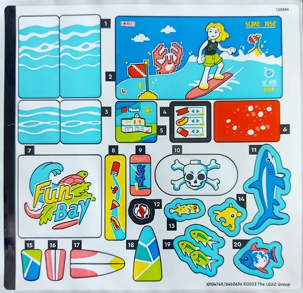 Sticker Sheet for Set 41737 - (10104749/6450636)