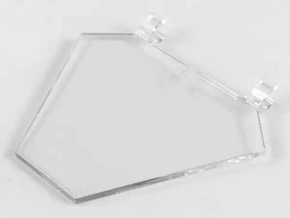 Trans-Clear Flag 5 x 6 Hexagonal