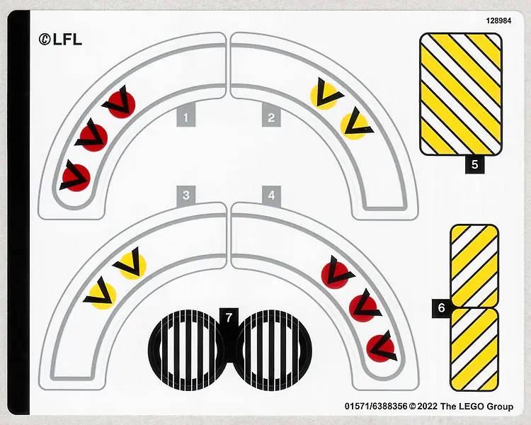 Sticker Sheet for Set 75327 - (01571/6388356)