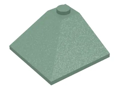 Sand Green Slope 33 3 x 3 Double Convex Corner
