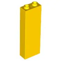 Yellow Brick 1 x 2 x 5