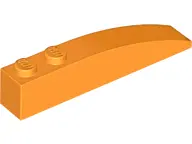 Orange Slope, Curved 6 x 1
