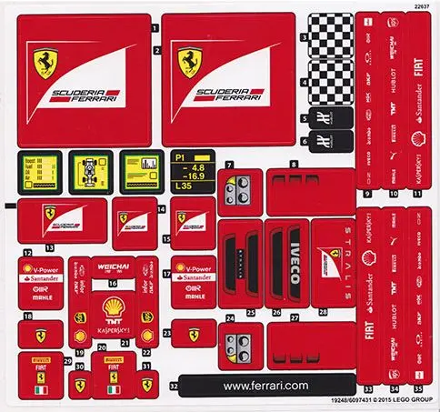 Sticker Sheet for Set 75913, Sheet 1 - (19248/6097431)