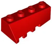 Red Wedge 4 x 2 Sloped Right