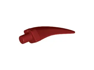 Dark Red Barb / Claw / Horn / Tooth - Medium