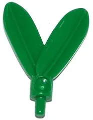 Green Minifigure, Plume Feathers with Small Pin