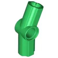 Green Technic, Axle and Pin Connector Angled #3 - 157.5 degrees