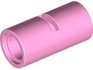 Pink Technic, Pin Connector Round 2L with Slot (Pin Joiner Round)