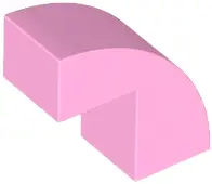 Pink Slope, Curved 2 x 1 x 1 2/3