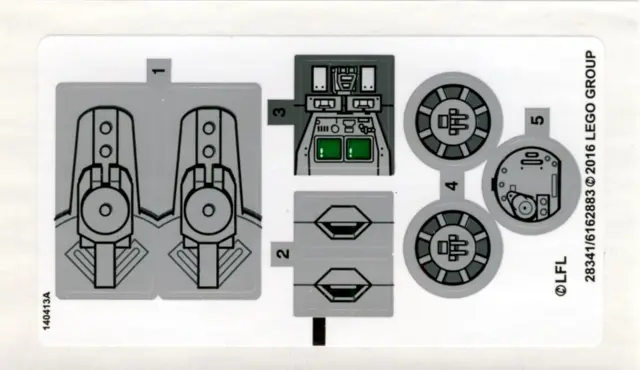 Sticker Sheet for Set 75153 - International Version - (28341/6162883)