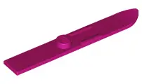 Magenta Minifigure, Utensil Ski 6L (48mm Long)