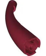 Dark Red Dragon Tail / Neck Curved