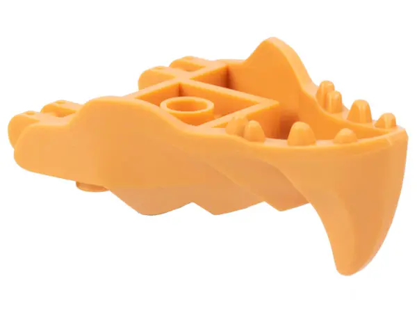 Nougat Dragon Head (Ninjago) Jaw with Large Spike and 2 Bar Handles on Back