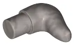 Flat Silver Cattle Horn, Short