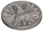 Metallic Silver Wheel Cover Thin Spoke and Spinner - for Wheel 18976