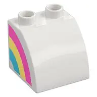 BRICK 2X2X1.5, OUTSIDE BOW, NO. 22