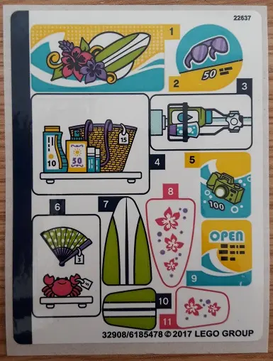 Sticker Sheet for Set 41315 - (32908/6185478)