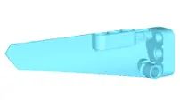 Medium Azure Technic, Panel Fairing # 6 Long Smooth, Side B