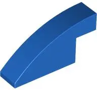 Blue Slope, Curved 4 x 1 x 1 2/3