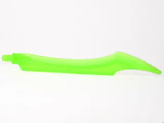 Trans-Bright Green Hero Factory Weapon, Blade with Curved Tip