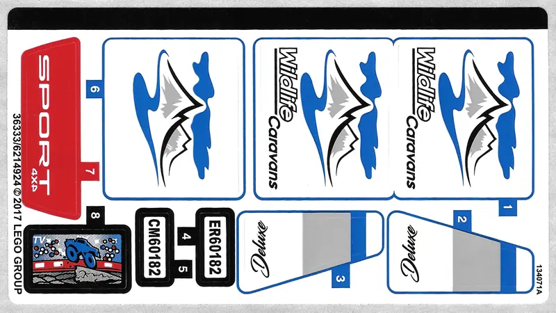 Sticker Sheet for Set 60182 - (36333/6214924)