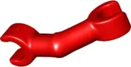 Red Arm Skeleton, Bent with Clips at 90 degrees (Vertical Grip)