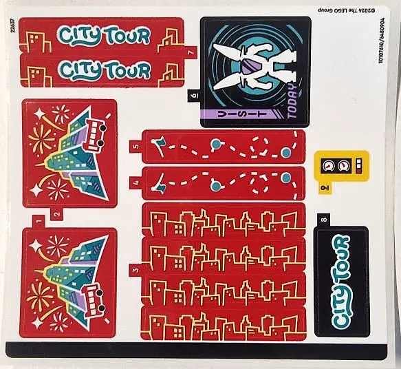 Sticker Sheet for Set 60407 - (10107610/6480904)